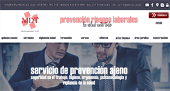 Desktop Screenshot of mdtprevencion.com